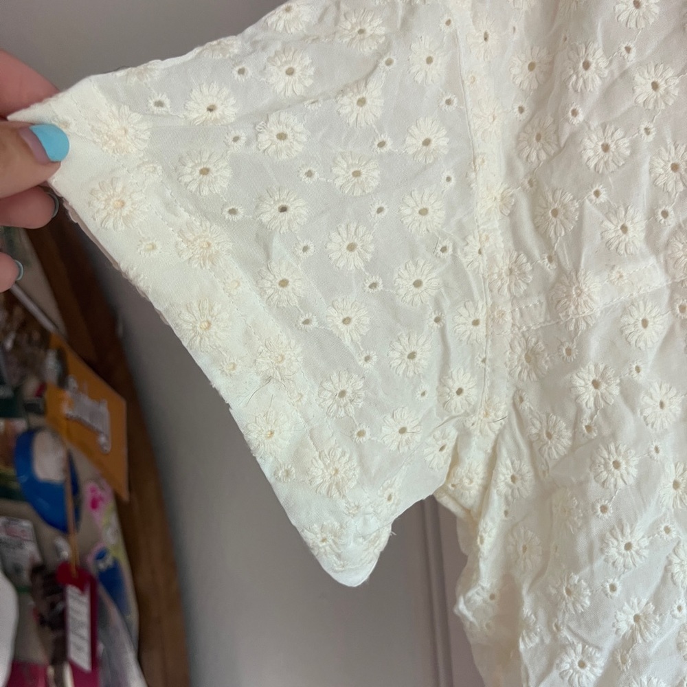 Madewell Cream Button Down Shirt - Picture 5 of 5